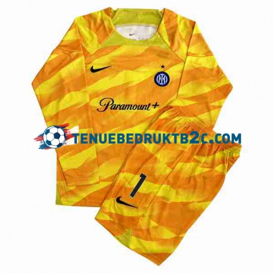 Thuisshirt Inter Milan Keeper Sommer 1 Voetbalteneu Kinderen 2023-24 L-S