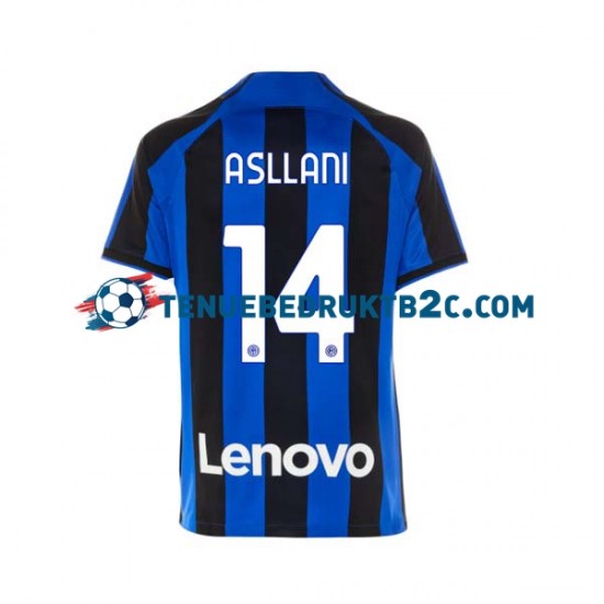 Thuisshirt Inter Milan Kristjan Asllani 14 Mannen 2022-23 S-S