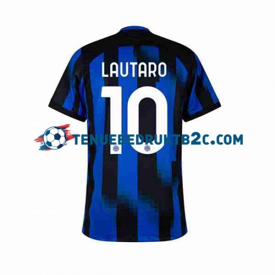 Thuisshirt Inter Milan Lautaro Martinez 10 Mannen 2023-24 S-S