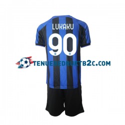 Thuisshirt Inter Milan Romelu Lukaku 90 Voetbalteneu Kinderen 2022-23 S-S