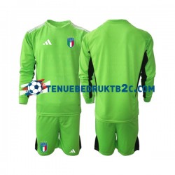 Thuisshirt Italië Keeper Voetbalteneu Kinderen 2023 L-S