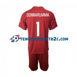 Uitshirt Italië Keeper Donnarumma 1 Voetbalteneu Kinderen 2022-23 S-S