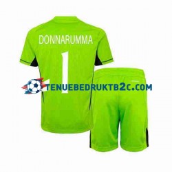 Thuisshirt Italië Keeper Donnarumma 1 Voetbalteneu Kinderen 2023 S-S