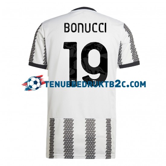 Thuisshirt Juventus Bonucci 19 Mannen 2022-23 S-S