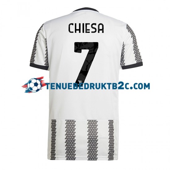 Thuisshirt Juventus Chiesa 7 Mannen 2022-23 S-S