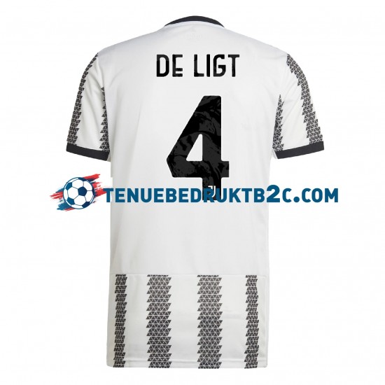 Thuisshirt Juventus De Ligt 4 Mannen 2022-23 S-S