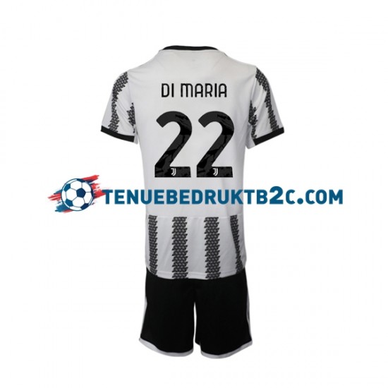 Thuisshirt Juventus Di Maria 22 Voetbalteneu Kinderen 2022-23 S-S