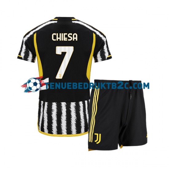 Thuisshirt Juventus Federico Chiesa 7 Voetbalteneu Kinderen 2023-24 S-S