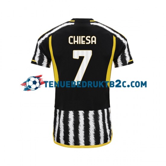 Thuisshirt Juventus Federico Chiesa 7 Mannen 2023-24 S-S