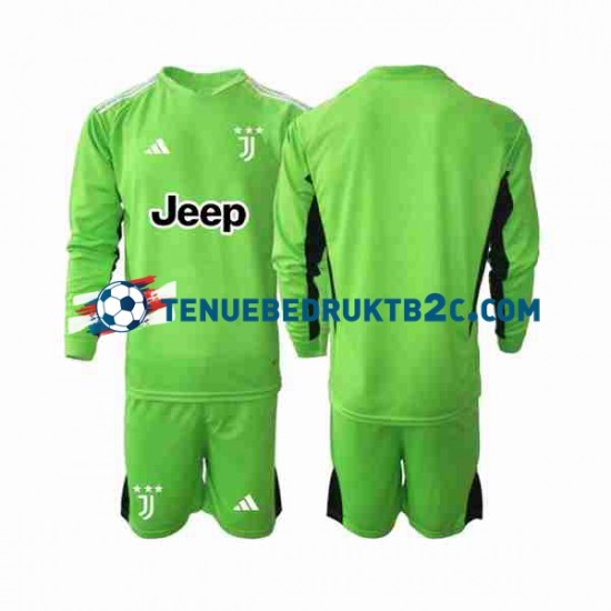 3de shirt Juventus Keeper Voetbalteneu Kinderen 2023-24 L-S