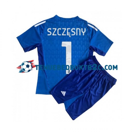 Thuisshirt Juventus Keeper Wojciech Szczesny 1 Voetbalteneu Kinderen 2023-24 S-S