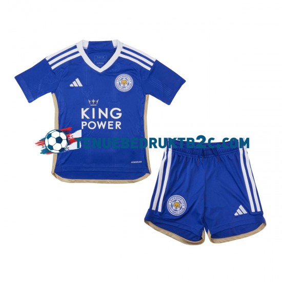 Thuisshirt Leicester City Voetbalteneu Kinderen 2023-24 S-S