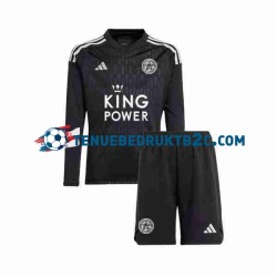 3de shirt Leicester City Keeper Voetbalteneu Kinderen 2023-24 L-S
