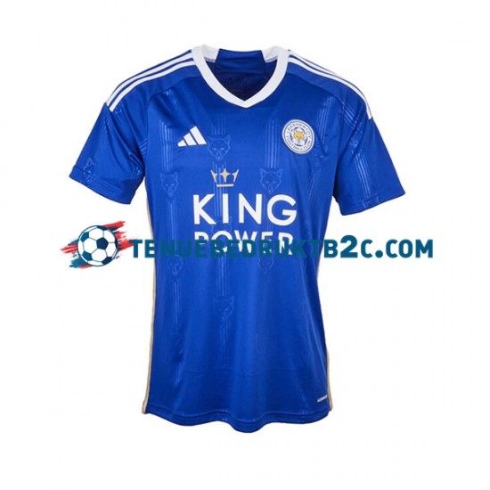 Thuisshirt Leicester City Mannen 2023-24 S-S