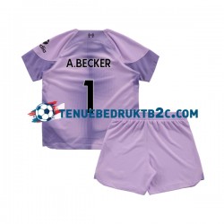 Thuisshirt Liverpool Keeper Alisson Becker 1 Voetbalteneu Kinderen 2022-23 S-S