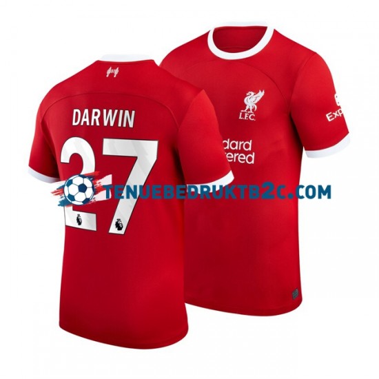 Thuisshirt Liverpool Darwin Nunez 27 Mannen 2023-24 S-S