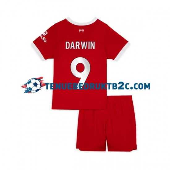 Thuisshirt Liverpool Darwin Nunez 9 Voetbalteneu Kinderen 2023-24 S-S