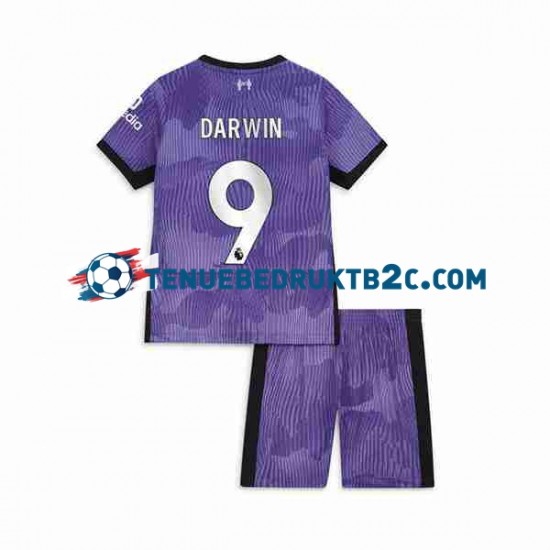 3de shirt Liverpool Darwin Nunez 9 Voetbalteneu Kinderen 2023-24 S-S