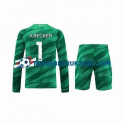 Thuisshirt Liverpool Keeper A.Becker 1 Voetbalteneu Kinderen 2023-24 L-S