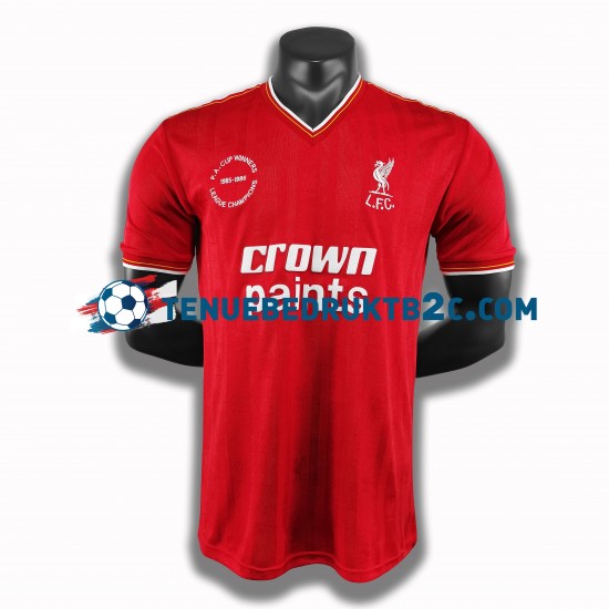 Thuisshirt Retro Liverpool 1985-1986 Mannen S-S