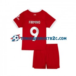 Thuisshirt Liverpool Roberto Firmino 9 Voetbalteneu Kinderen 2023-24 S-S