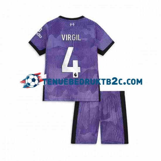 3de shirt Liverpool Virgil van Dijk 4 Voetbalteneu Kinderen 2023-24 S-S