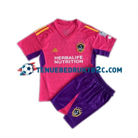 Los Angeles Galaxy Keeper Voetbalteneu Kinderen 2023-24 S-S Roze
