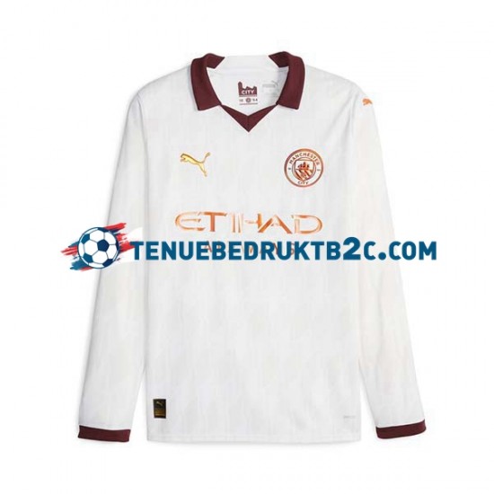 Uitshirt Manchester City Mannen 2023-24 L-S