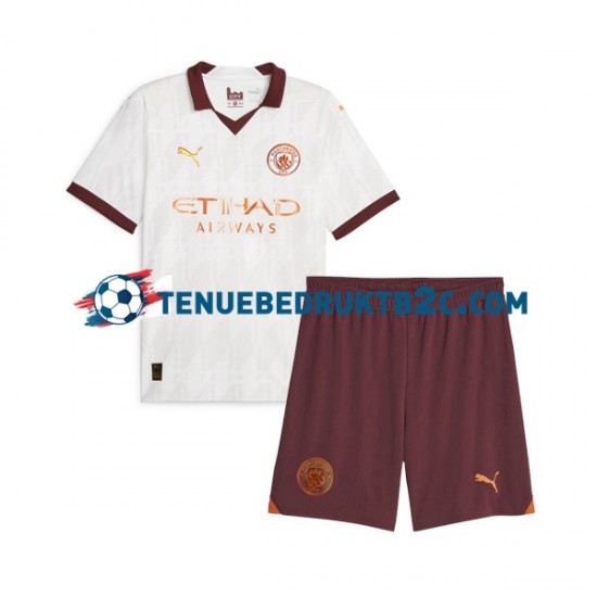 Uitshirt Manchester City Voetbalteneu Kinderen 2023-24 S-S