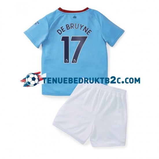 Thuisshirt Manchester City De Bruyne 17 Voetbalteneu Kinderen 2022-23 S-S