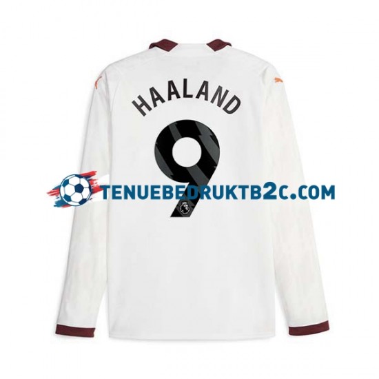 Uitshirt Manchester City Erling Haaland 9 Mannen 2023-24 L-S