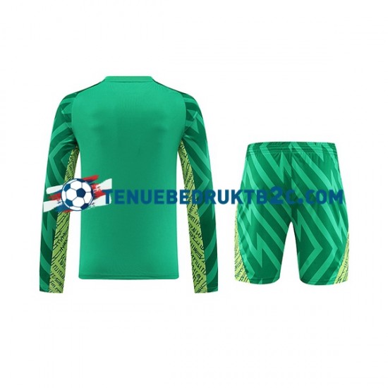 Thuisshirt Manchester City Keeper Voetbalteneu Kinderen 2023-24 L-S