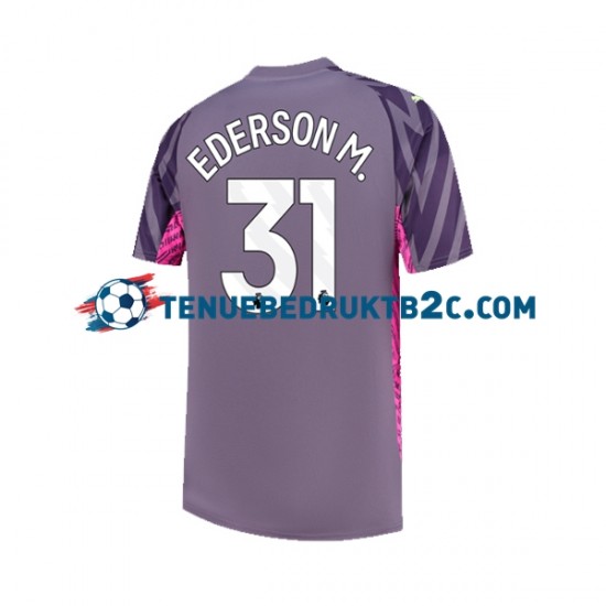 Uitshirt Manchester City Keeper Ederson Moraes 31 Mannen 2023-24 S-S