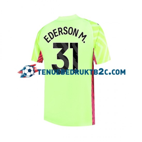 3de shirt Manchester City Keeper Ederson Moraes 31 Mannen 2023-24 S-S