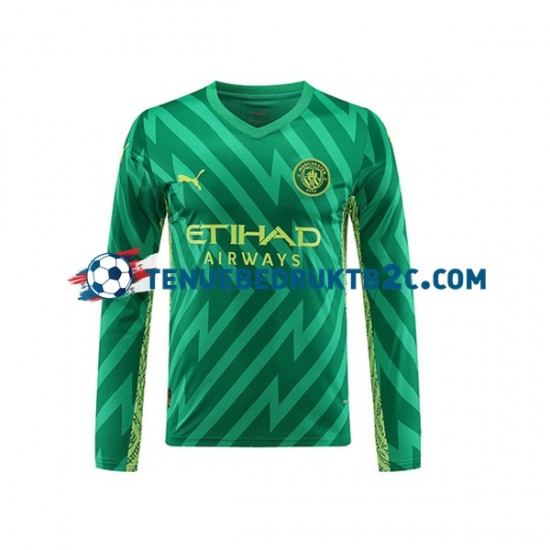 Thuisshirt Manchester City Keeper Mannen 2023-24 L-S