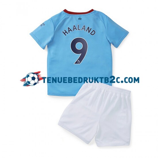 Thuisshirt Manchester City Haaland 9 Voetbalteneu Kinderen 2022-23 S-S