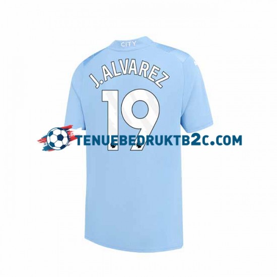 Thuisshirt Manchester City J. ALVAREZ 19 Mannen 2023-24 S-S