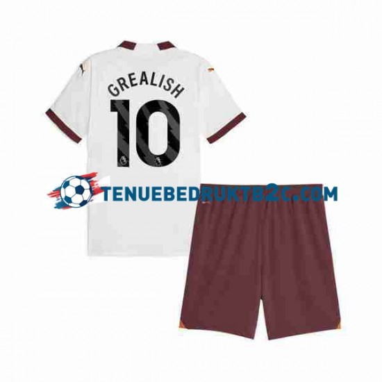 Uitshirt Manchester City Jack Grealish 10 Voetbalteneu Kinderen 2023-24 S-S