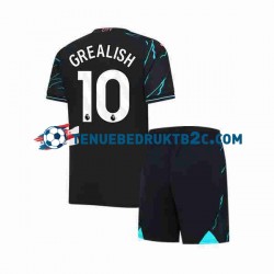 3de shirt Manchester City Jack Grealish 10 Voetbalteneu Kinderen 2023-24 S-S