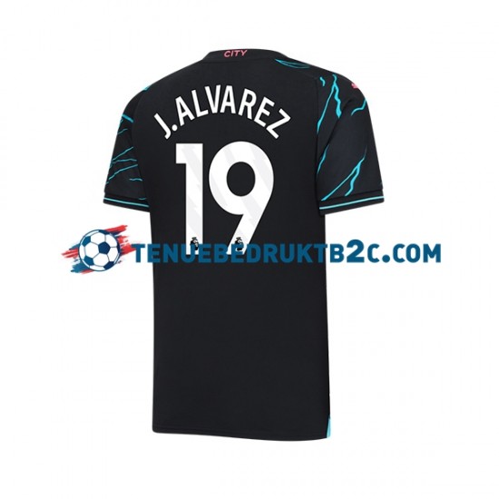 3de shirt Manchester City Julian Alvarez 19 Mannen 2023-24 S-S