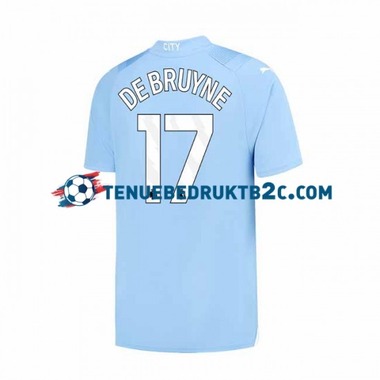 Thuisshirt Manchester City Kevin De Bruyne 17 Mannen 2023-24 S-S