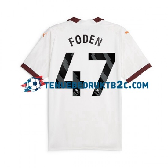 Uitshirt Manchester City Phil Foden 47 Mannen 2023-24 S-S