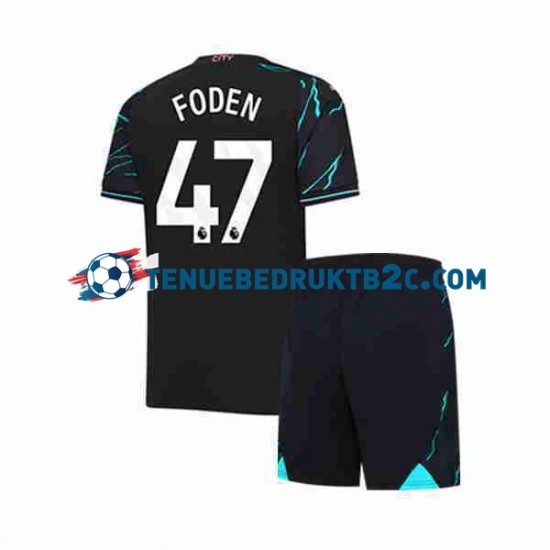 3de shirt Manchester City Phil Foden 47 Voetbalteneu Kinderen 2023-24 S-S