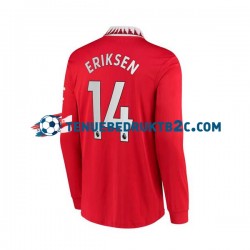 Thuisshirt Manchester United Christian Eriksen 14 Mannen 2022-23 L-S