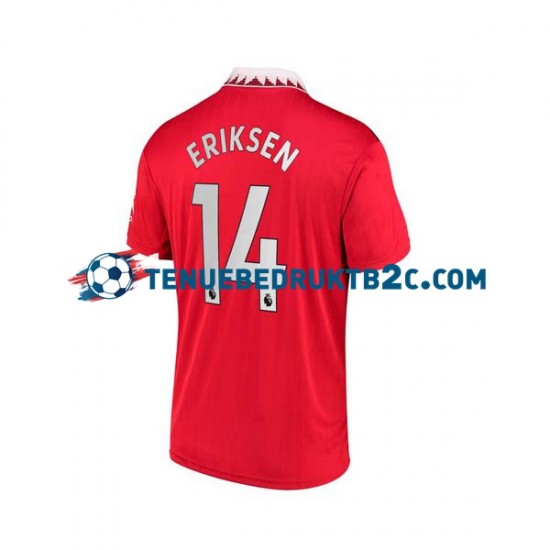 Thuisshirt Manchester United Christian Eriksen 14 Mannen 2022-23 S-S