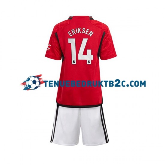 Thuisshirt Manchester United Eriksen 14 Voetbalteneu Kinderen 2023-24 S-S