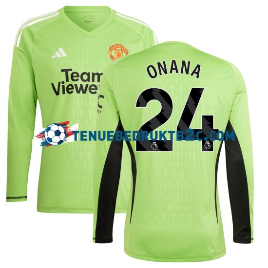 Thuisshirt Manchester United Keeper Andre Onana 24 Mannen 2023-24 L-S