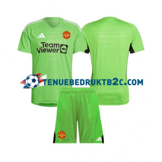 Thuisshirt Manchester United Keeper Voetbalteneu Kinderen 2023-24 S-S