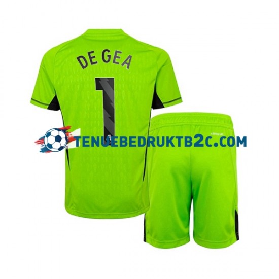 Thuisshirt Manchester United Keeper DE GEA 1 Voetbalteneu Kinderen 2023-24 S-S