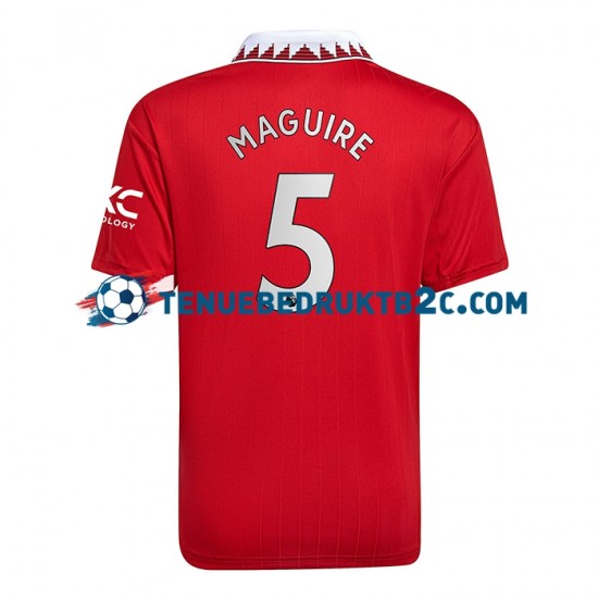 Thuisshirt Manchester United Harry Maguire 5 Mannen 2022-23 S-S